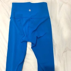 Blue Lululemon leggings